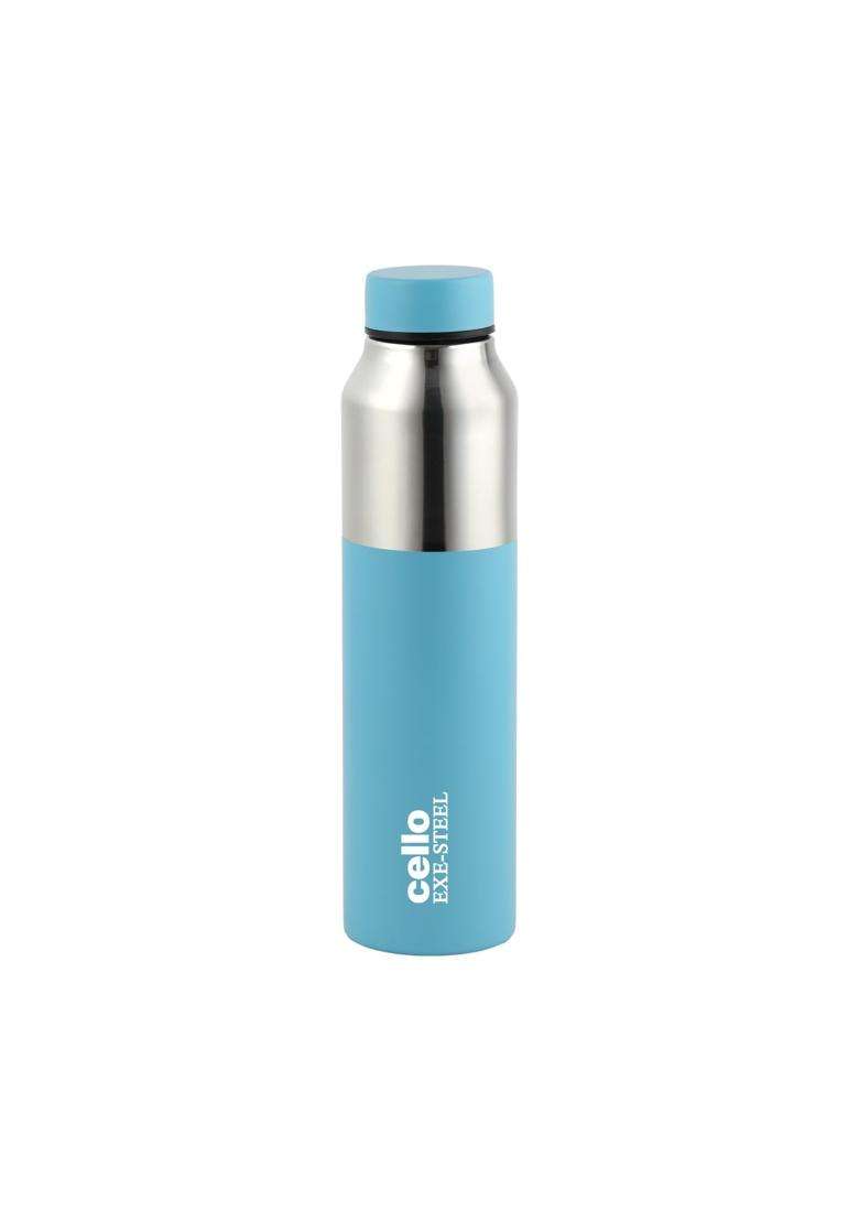CELLO Arctic Stainless Steel Water Bottle for Office and Daily Use Blue | 1000 ml | 33.8 fl oz | Leak Proof | Rust Resistant - Indya