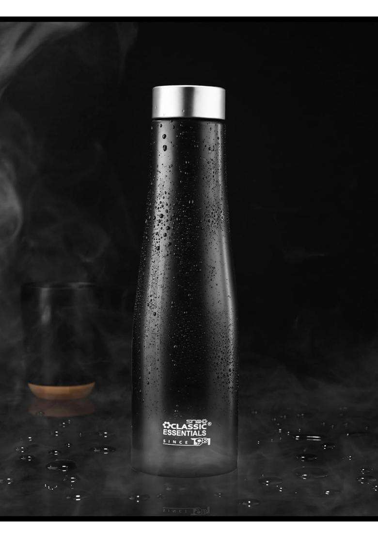 CLASSIC ESSENTIALS Stainless Steel INOX Carbo Water Bottle | 1000 ml | 33.8 fl oz | BPA Free | Leak Proof - Indya