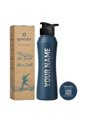 Speedex Customised Stainless Steel Sipper Water Bottle with Engraved Name | 1 L | 1.1 Qt