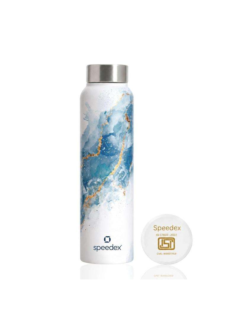 Speedex Stainless Steel Printed Water Bottle | 1 L | 1.1 Qt | Leak Proof - Indya