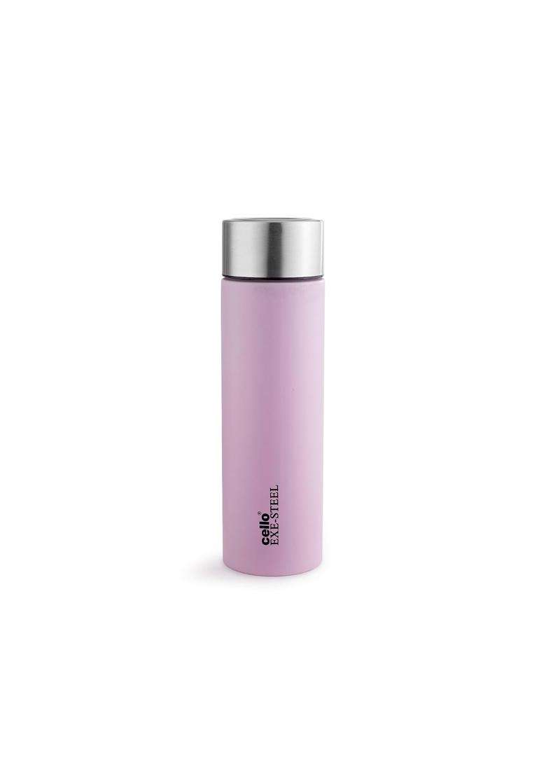 CELLO H2O Matt Stainless Steel Water Bottle for Office and Daily Use Pink | 1000 ml | 33.8 fl oz | Leak Proof | Rust Resistant - Indya
