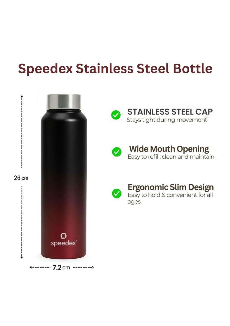 Speedex Stainless Steel Water Bottle | 1 L | 1.1 Qt | Leak Proof - Indya