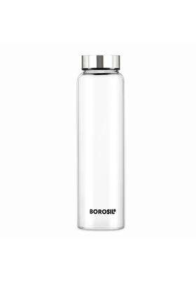 Borosil Crysto Bottle Borosilicate Glass Wide Mouth Bottle for Fridge | 750 ml | 25.4 fl oz