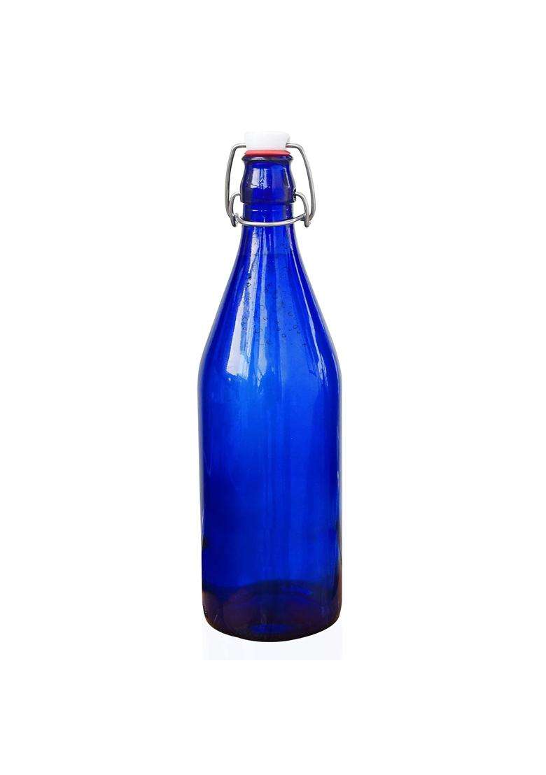 Pure Source India Glass Water Bottle Airtight | 1000 ml | 33.8 fl oz - Indya