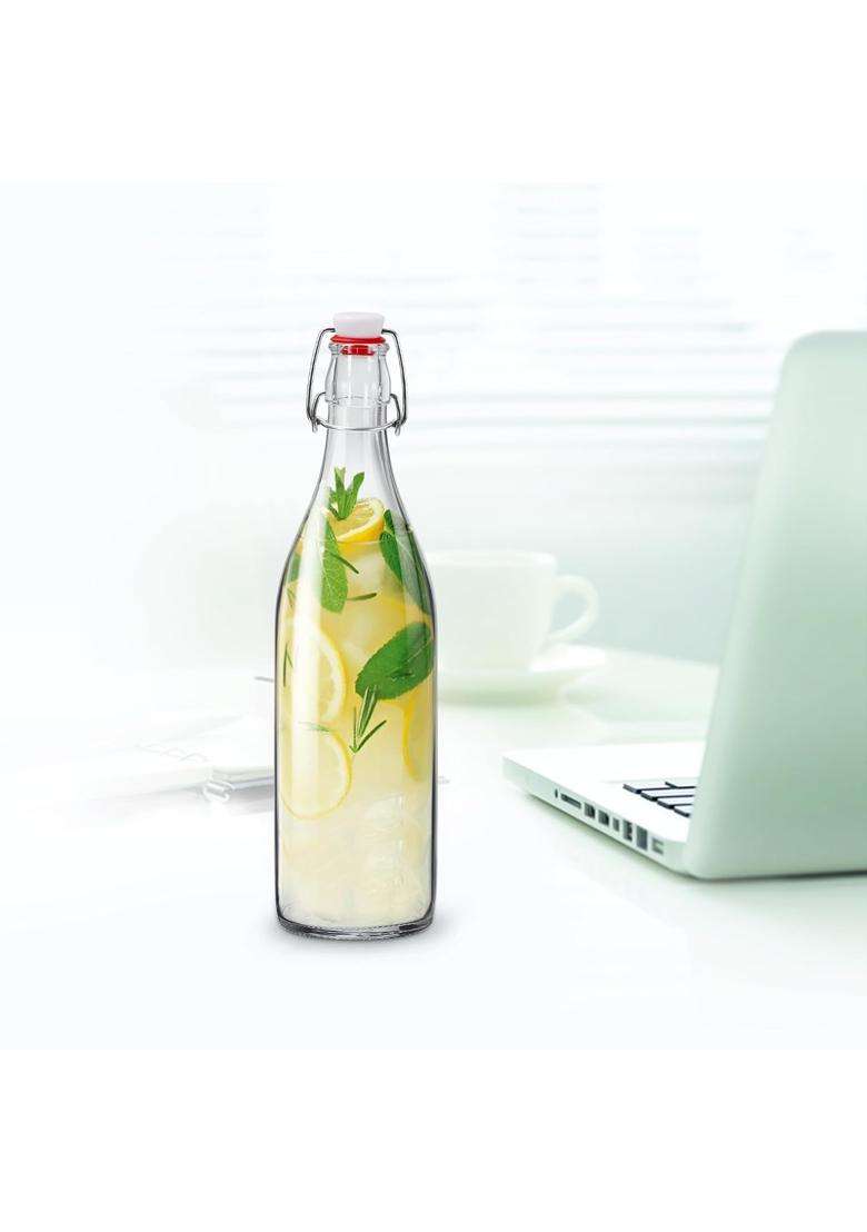 Treo By Milton Aqua Delite Glass Bottle | 1000 ml | 33.8 fl oz - Indya