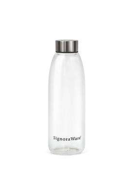 SIGNORA WARE Signoraware Frost Fire Borosilicate Glass Bottle | 1 L | 1.1 Qt | Leak Proof