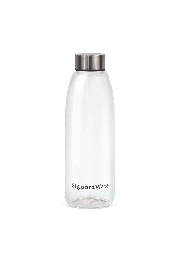 SIGNORA WARE Signoraware Frost Fire Borosilicate Glass Bottle | 1 L | 1.1 Qt | Leak Proof - Indya