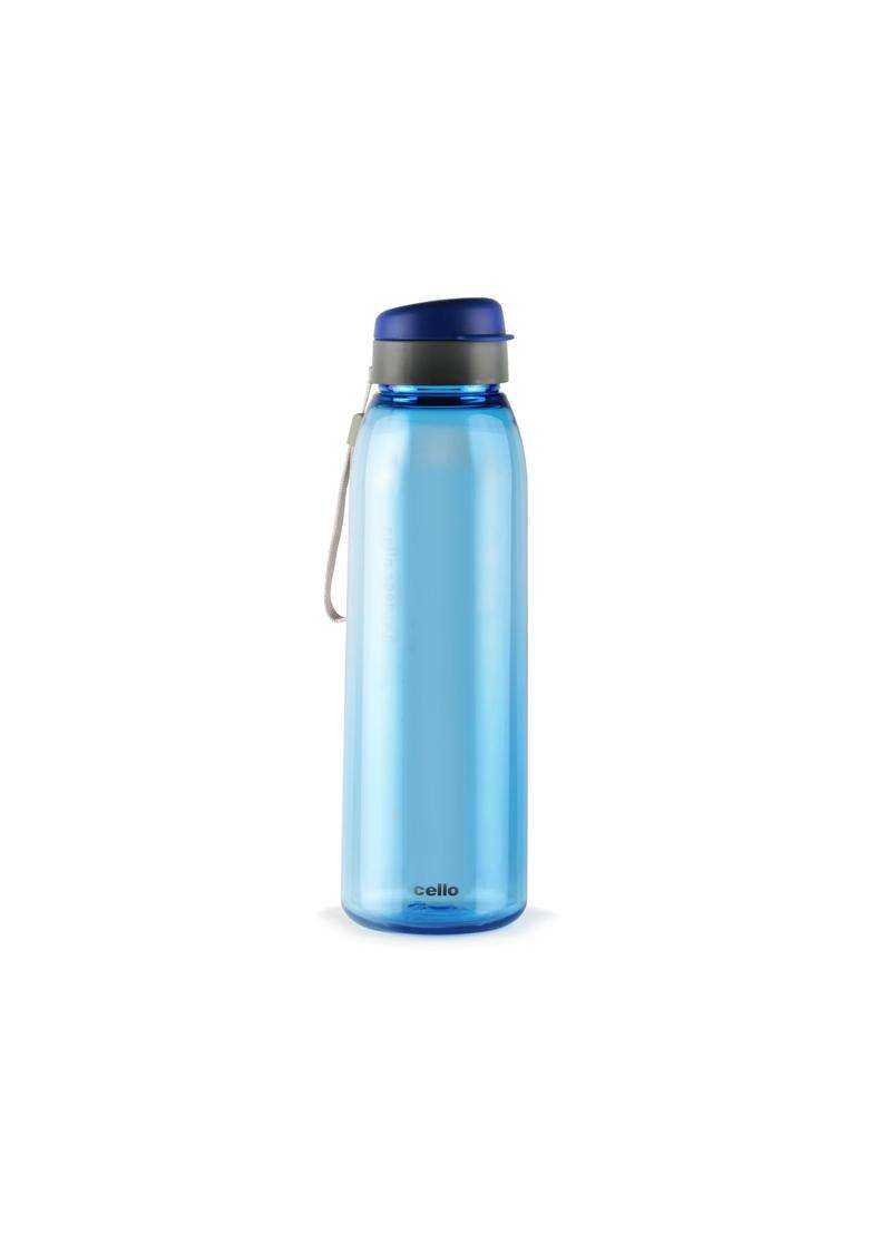 CELLO Plastic Bottle with Flip Top Lid | 1 L | 1.1 Qt | 2-Piece Set | Leak Proof - Indya
