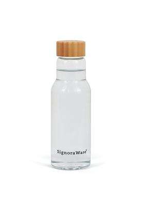 SIGNORA WARE Signoraware Wildflower Borosilicate Glass Bottle | 1 L | 1.1 Qt | Leak Proof