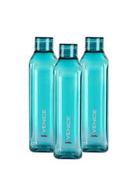 CELLO Venice Plastic Water Bottle | 1 L | 1.1 Qt | 3-Piece Set