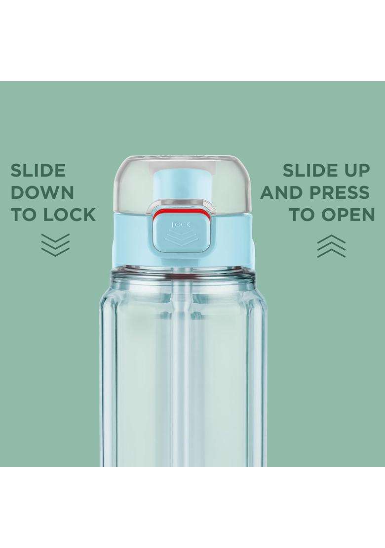 MILTON Aston 1000 BPA and BPS-Free Water Bottle | 1 L | 1.1 Qt | Leak Proof | Food Safe - Indya
