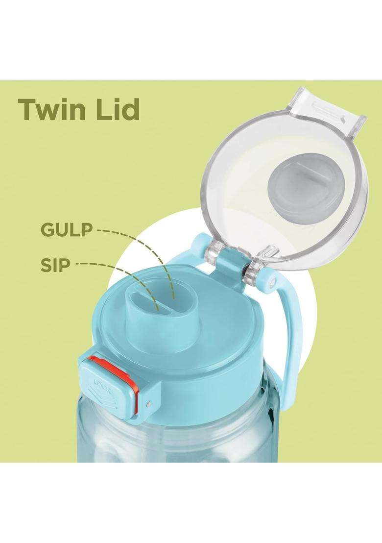 MILTON Aston 1000 BPA and BPS-Free Water Bottle | 1 L | 1.1 Qt | Leak Proof | Food Safe - Indya