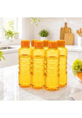 Nayasa Revello Pet Plastic Fridge Water Bottles | 1000 ml | 33.8 fl oz | 6-Piece Set | BPA Free | Leak Proof