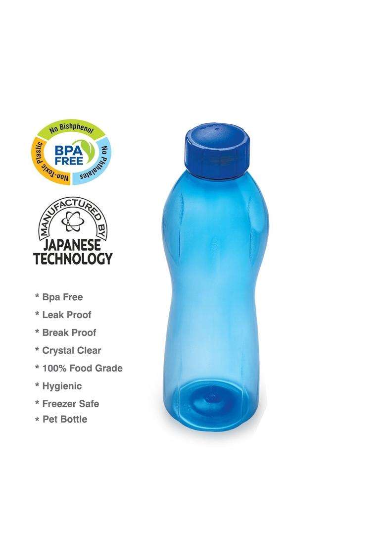 CELLO Maxis PET Bottle Set | 1 L | 1.1 Qt | 6-Piece Set - Indya
