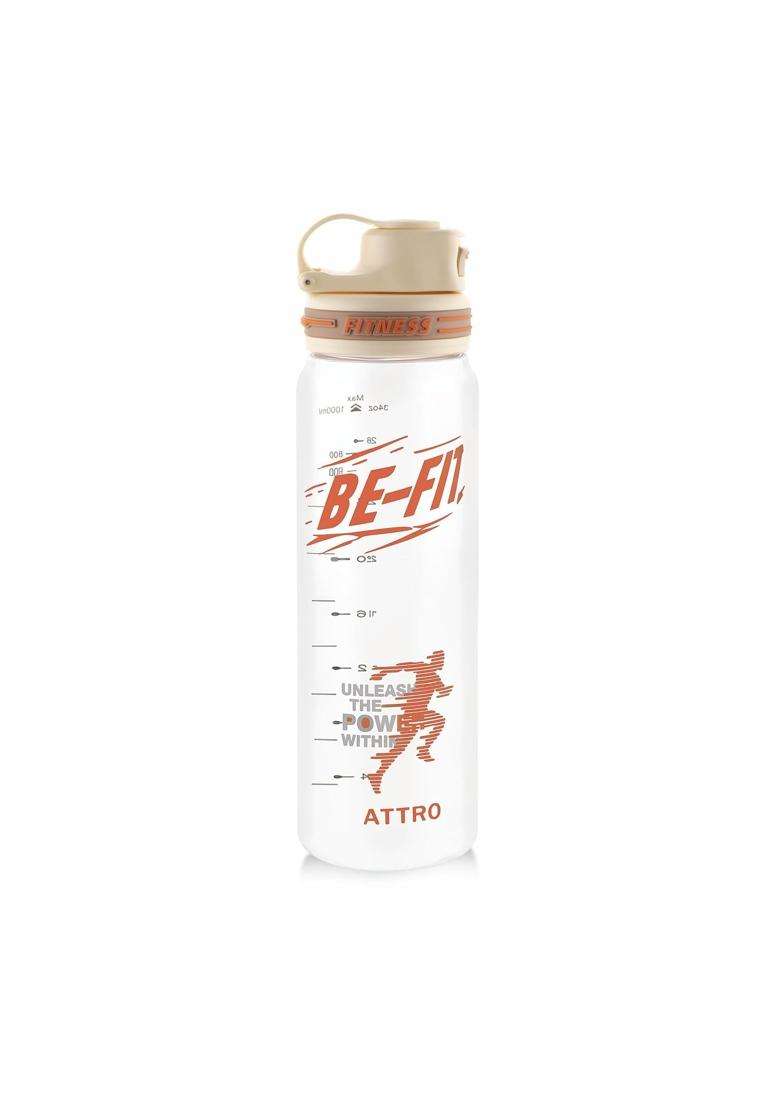 ATTRO BeFit Sports Water Bottle | 1000 ml | 33.8 fl oz | BPA Free | Leak Proof - Indya