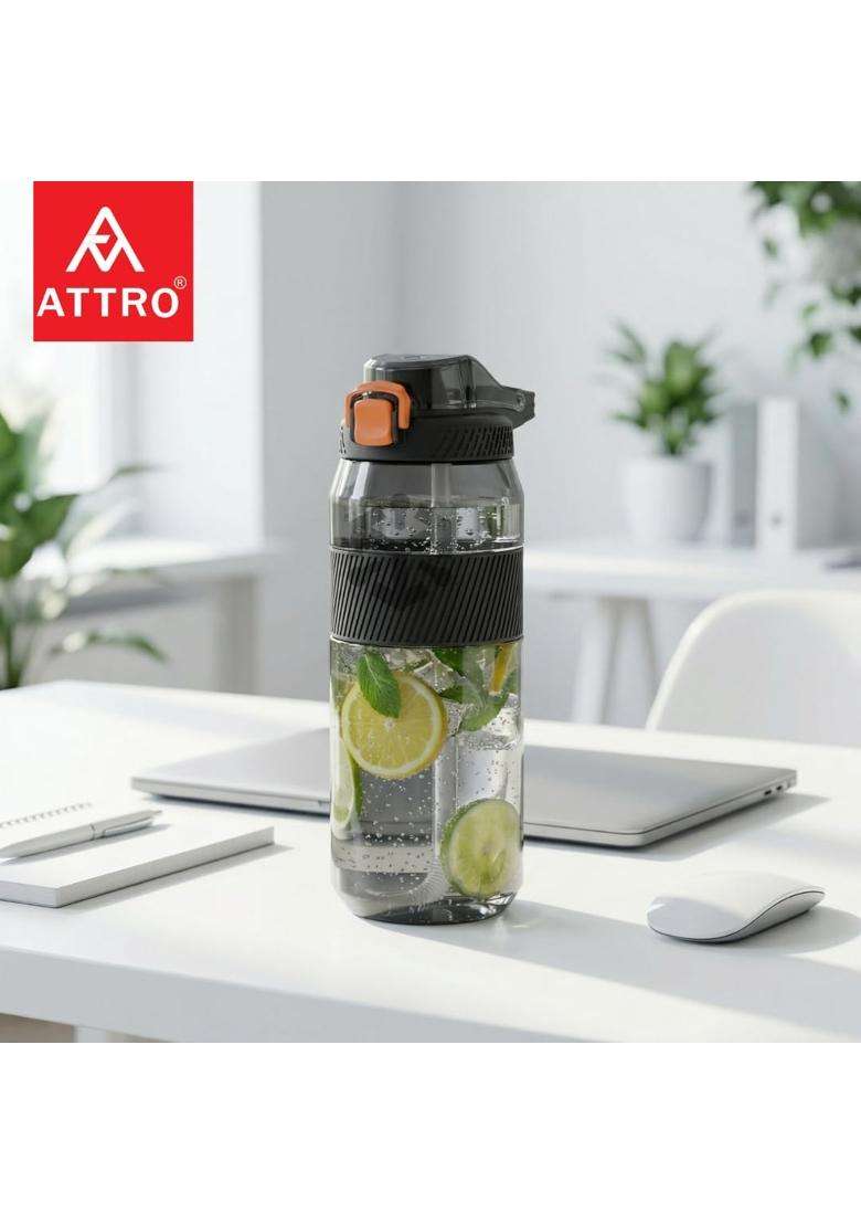 ATTRO Titan Plastic Water Bottle | 1600 ml | 54.1 fl oz | BPA Free | Leak Proof | Food Safe - Indya