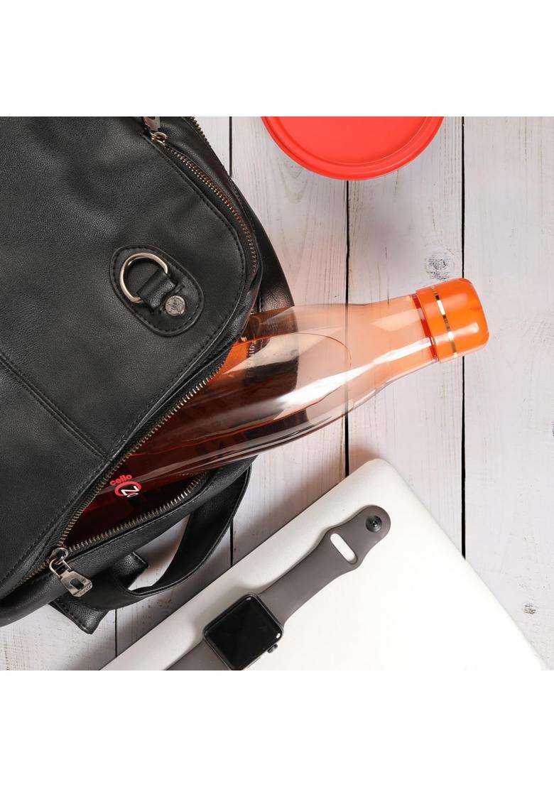 CELLO Ozone Plastic Water Bottles | 1000 ml | 33.8 fl oz | 3-Piece Set | BPA Free | Leak Proof | Food Safe - Indya