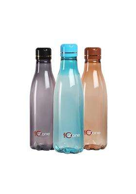 CELLO Ozone Plastic Fridge Water Bottle | 1000 ml | 33.8 fl oz | 3-Piece Set | BPA Free | Leak Proof