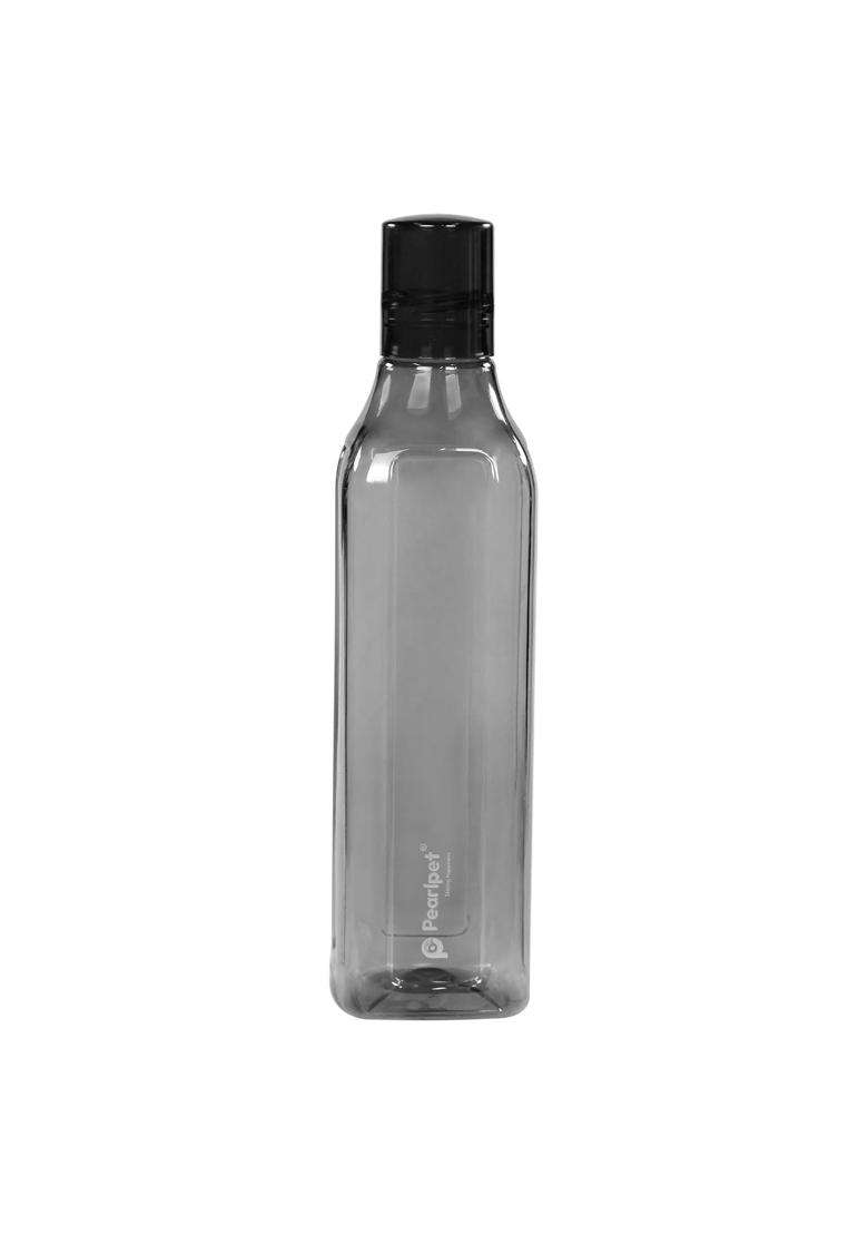 PEARLPET Cubic BPA-free Plastic Water Bottle Pcs | 1000 ml | 33.8 fl oz | 6-Piece Set - Indya