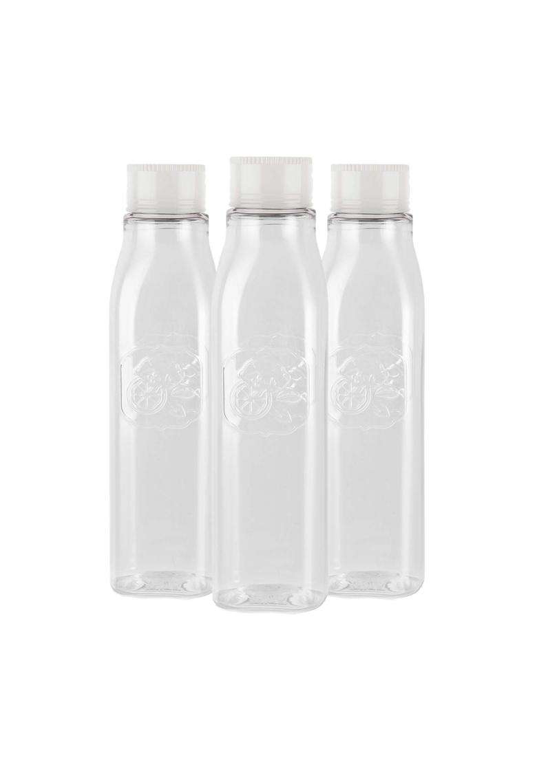 CELLO Fridge Door Water Bottles | 1000 ml | 33.8 fl oz | 3-Piece Set | Leak Proof | Food Safe - Indya