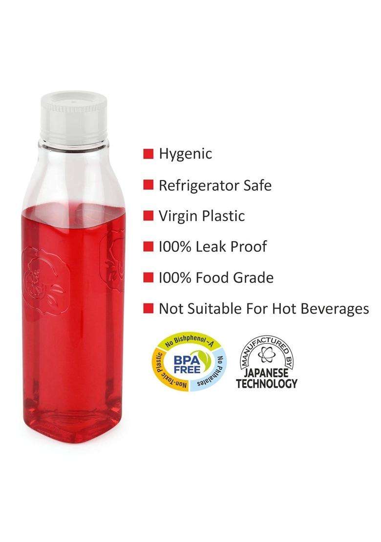 CELLO Fridge Door Water Bottles | 1000 ml | 33.8 fl oz | 3-Piece Set | Leak Proof | Food Safe - Indya