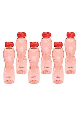 MILTON Mayo PET Water Bottle | 1 L | 1.1 Qt | 6-Piece Set | BPA Free | Leak Proof | Food Safe