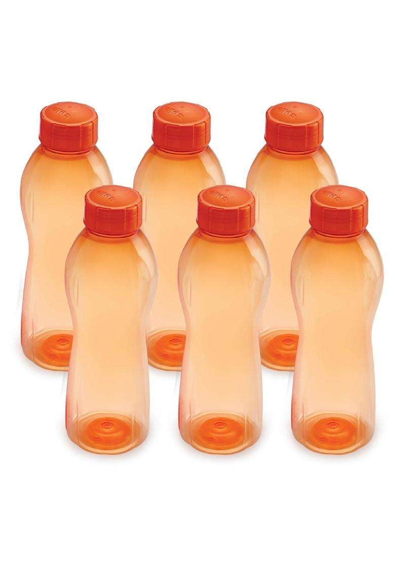 CELLO Maxis PET Bottle Set | 1 L | 1.1 Qt | 6-Piece Set - Indya
