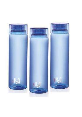 CELLO H2O Water Bottles | 1000 ml | 33.8 fl oz | 3-Piece Set | Leak Proof | Food Safe