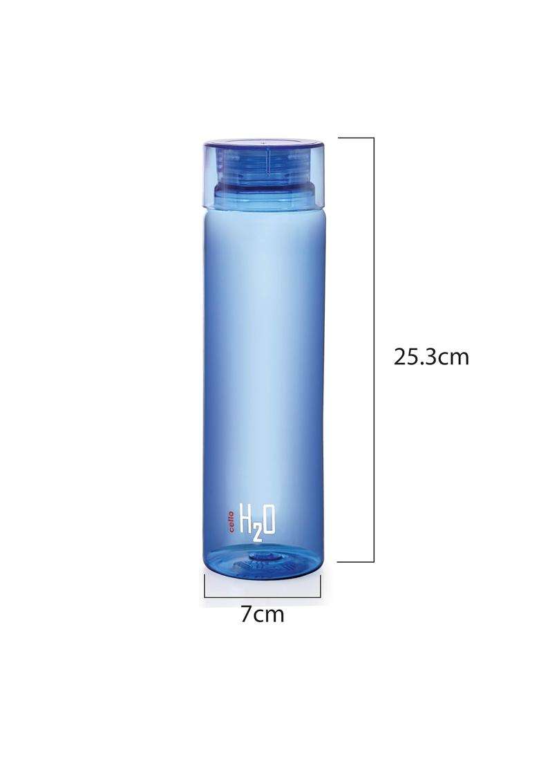CELLO H2O Water Bottles | 1000 ml | 33.8 fl oz | 3-Piece Set | Leak Proof | Food Safe - Indya