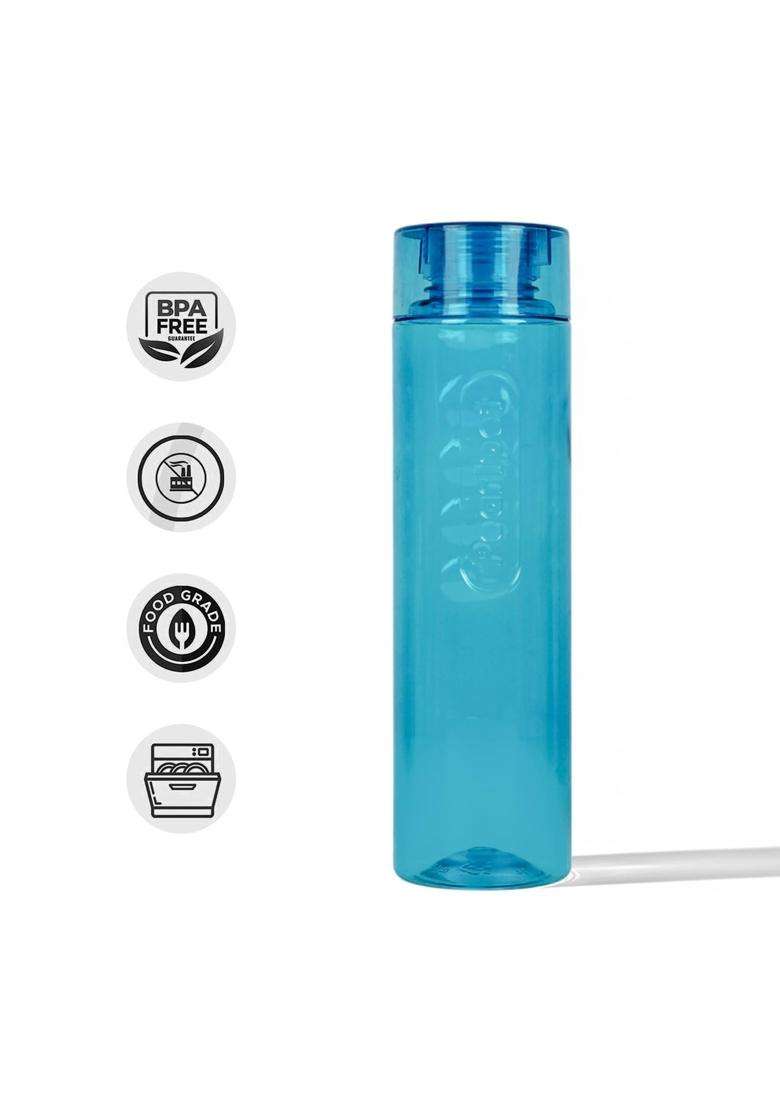 PEARLPET Amaya Water Bottle for Home | 1000 ml | 33.8 fl oz | 6-Piece Set | BPA Free | Leak Proof | Food Safe - Indya