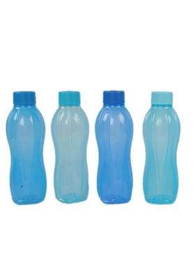 Tupperware Aquasafe Plastic Round Bottle Set of Bottle | 1 L | 1.1 Qt | 4-Piece Set