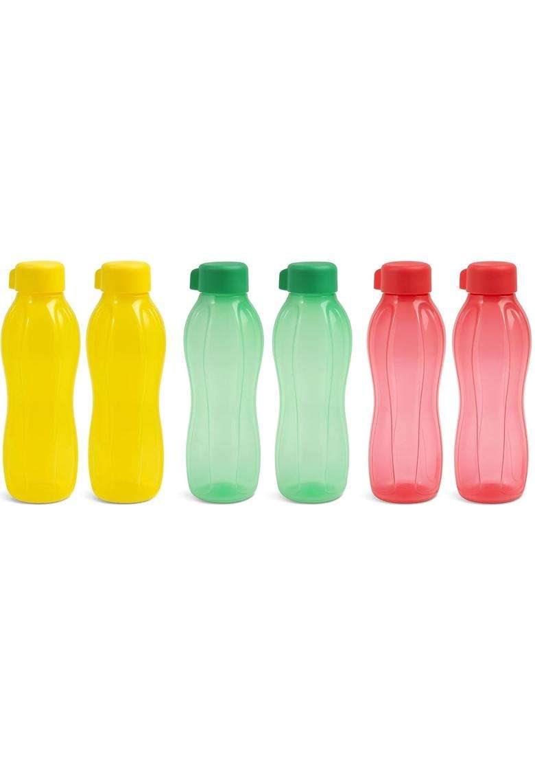 Tupperware Plastic Water Bottle Set | 500 ml | 16.9 fl oz - Indya