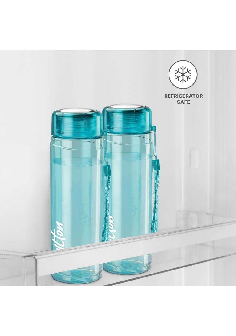 MILTON Hector 1000 Pet Water Bottle | 1 L | 1.1 Qt | 4-Piece Set | BPA Free | Leak Proof - Indya