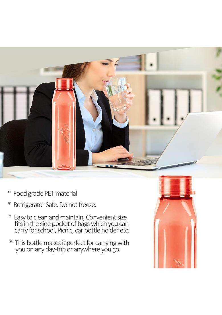 MILTON Prime Water Bottles | 1 L | 1.1 Qt | Pack of 2 | BPA Free | Leak Proof - Indya