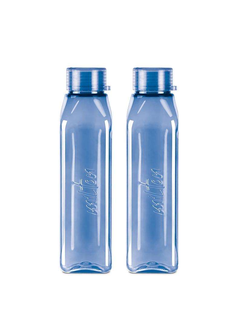 MILTON Prime Water Bottles | 1 L | 1.1 Qt | Pack of 2 | BPA Free | Leak Proof - Indya