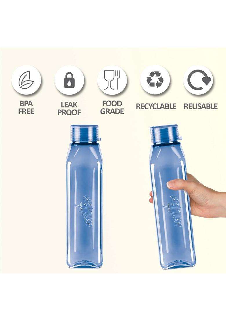 MILTON Prime Water Bottles | 1 L | 1.1 Qt | Pack of 2 | BPA Free | Leak Proof - Indya
