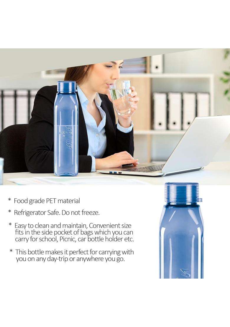 MILTON Prime Water Bottles | 1 L | 1.1 Qt | Pack of 2 | BPA Free | Leak Proof - Indya