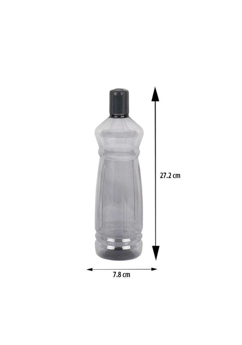 PEARLPET Apple BPA-Free Plastic Water Bottle Set | 1000 ml | 33.8 fl oz | Pack of 6 | Leak Proof - Indya
