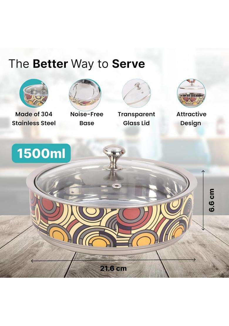 The Better Home Stainless Steel Insulated Casserole for Roti | 1.5 L | 1.6 Qt - Indya