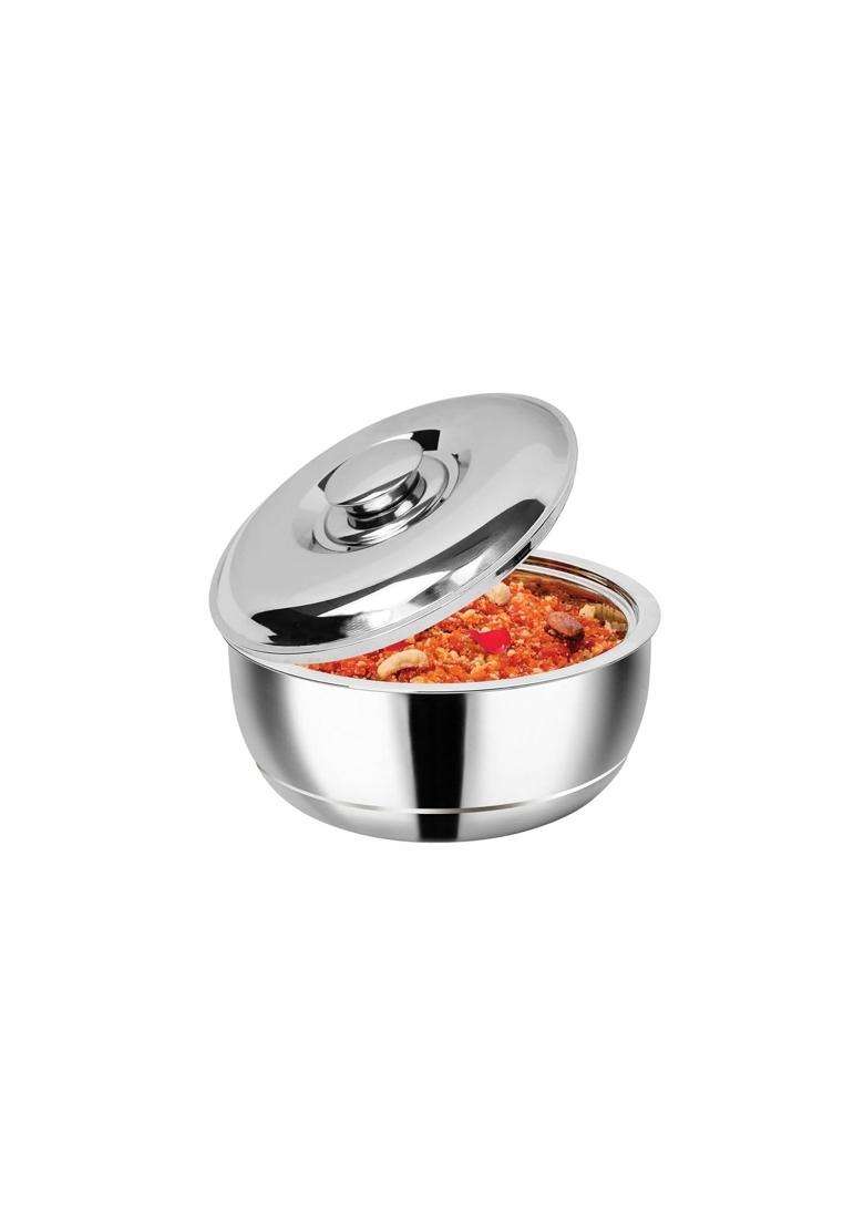 SIGNORA WARE Signoraware Double Wall Stainless Steel Casserole | 500 ml | 16.9 fl oz | Insulated - Indya