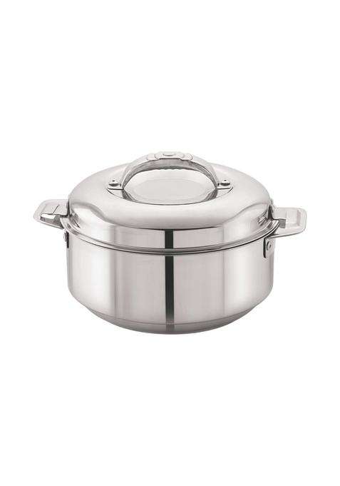CELLO Maxima Insulated Casserole Hot Pot for Kitchen Silver | 5000 ml | 169.1 fl oz
