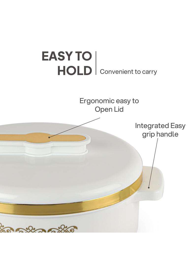 CELLO Exotic Insulated Casserole | 500 ml | 16.9 fl oz | 3-Piece Set - Indya
