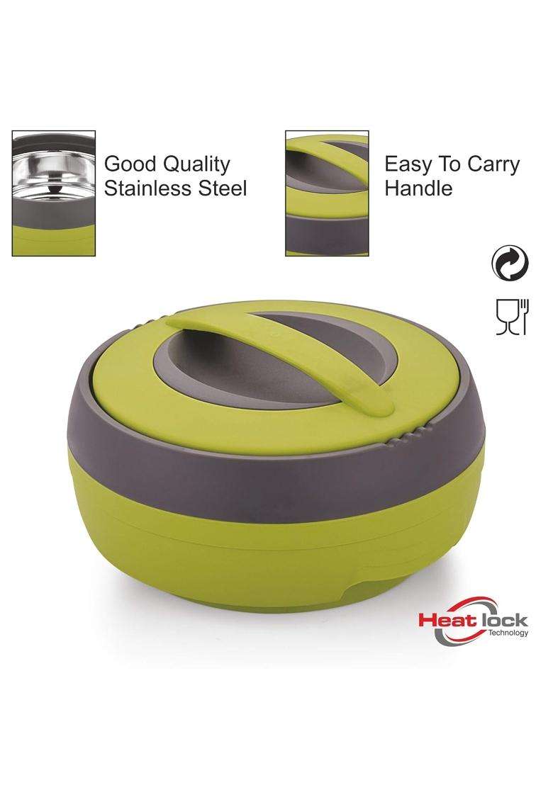 ASIAN Cosmos Inner Steel Casserole | 1000 ml | 33.8 fl oz | BPA Free | Insulated | Food Safe - Indya