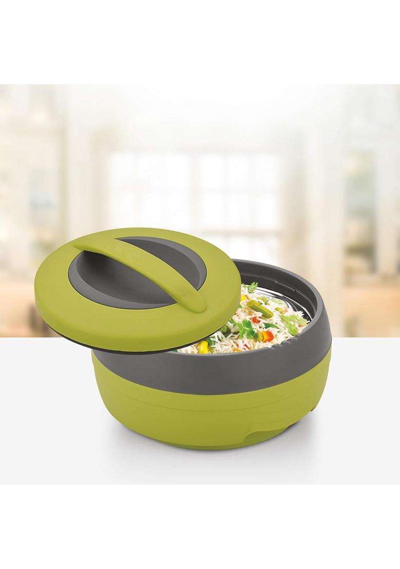 ASIAN Cosmos Inner Steel Casserole | 2500 ml | 84.5 fl oz | BPA Free | Insulated | Food Safe - Indya