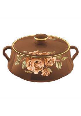 Nayasa Lorenzo Insulated Inner Stainless Steel Casserole | 1500 ml | 50.7 fl oz | With Lid