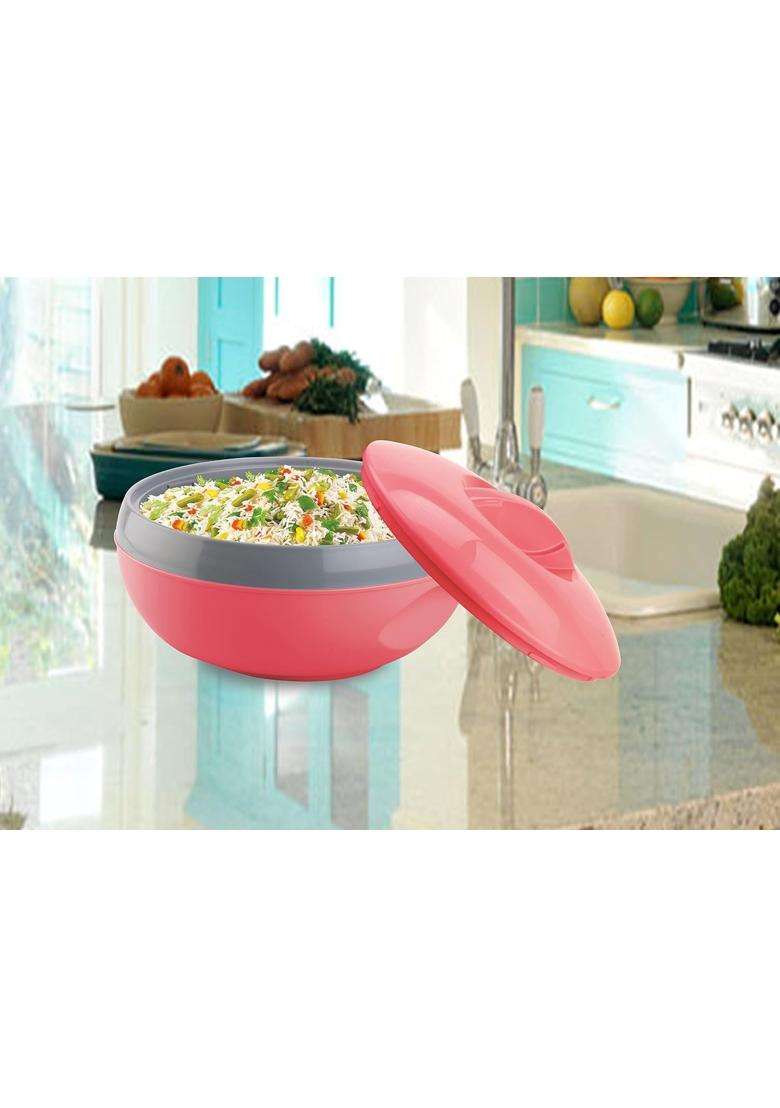 ASIAN Venus Inner Steel Casserole | 2500 ml | 84.5 fl oz | BPA Free | Insulated | Food Safe - Indya