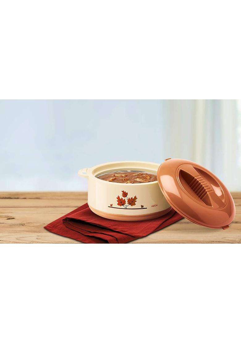 MILTON Orchid 1500 Inner Steel Casserole | 1260 ml | 42.6 fl oz | BPA Free | Insulated | Food Safe - Indya