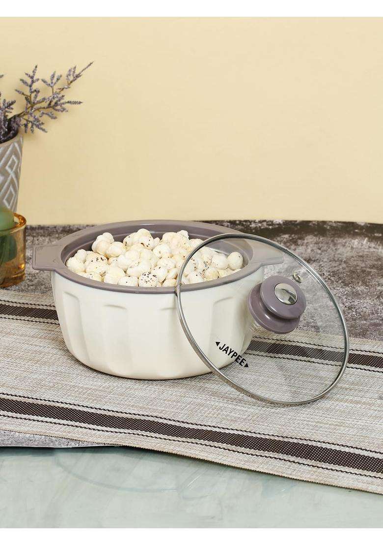 JAYPEE Glamerole Inner Stainless Steel Serving Casserole | 1500 ml | 50.7 fl oz | Insulated | Food Safe - Indya