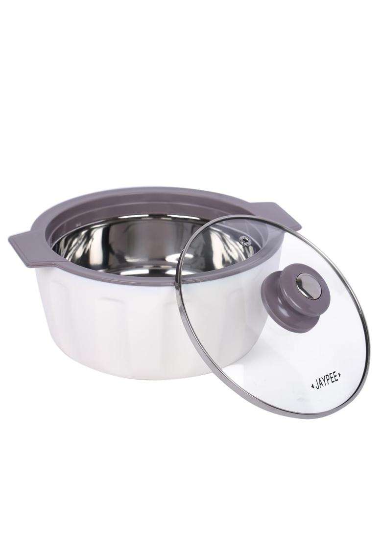 JAYPEE Glamerole Inner Stainless Steel Serving Casserole | 1500 ml | 50.7 fl oz | Insulated | Food Safe - Indya