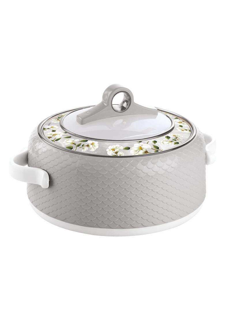 Nayasa Coral Insulated Inner Stainless Steel Casserole | 1500 ml | 50.7 fl oz | With Lid - Indya